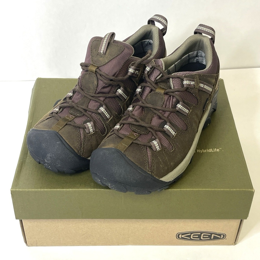 Keen Targhee II Waterproof Hiking Shoes Womens 9.5 M Brown NIB Trail Trekking
